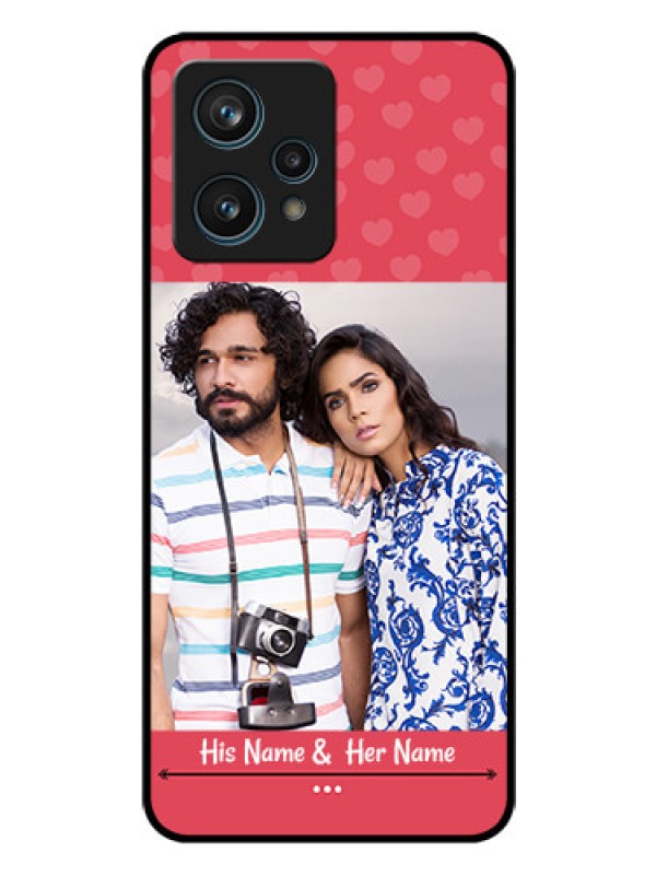 Custom Narzo 50 Pro 5G Photo Printing on Glass Case - Simple Love Design