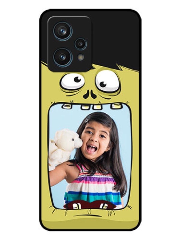 Custom Narzo 50 Pro 5G Personalized Glass Phone Case - Cartoon monster back case Design