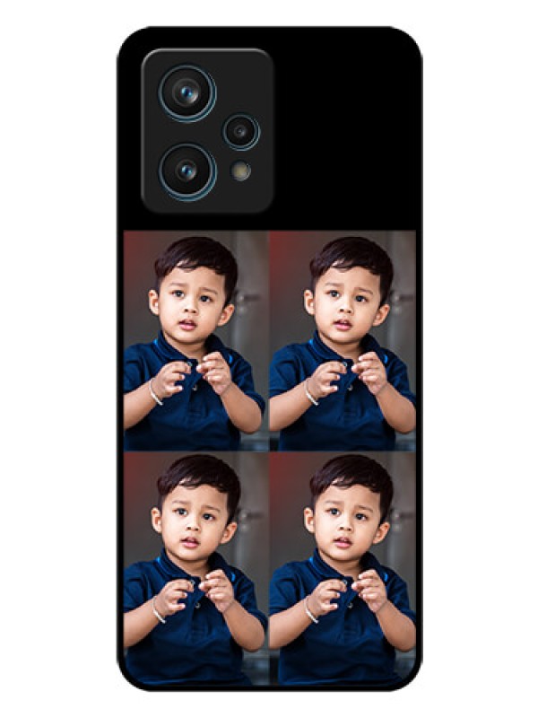 Custom Narzo 50 Pro 5G 4 Image Holder on Glass Mobile Cover