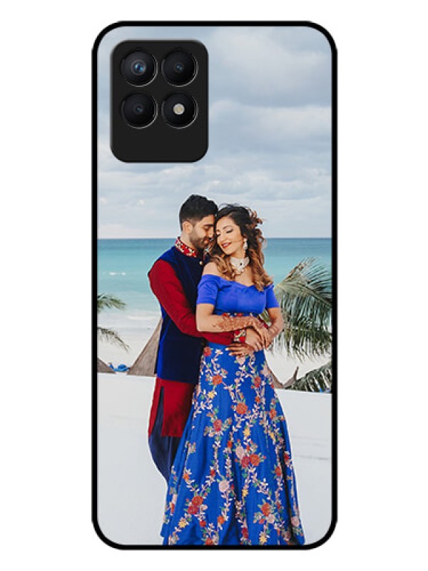 Custom Realme Narzo 50 Photo Printing on Glass Case - Upload Full Picture Design