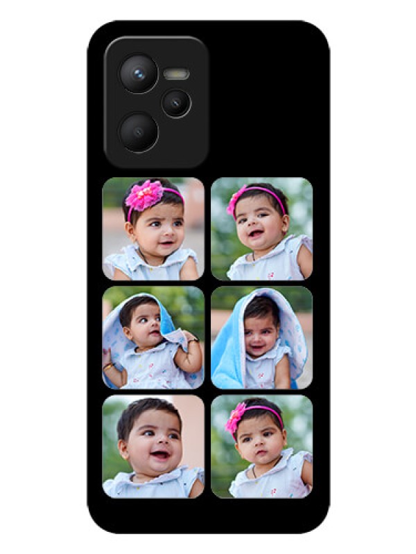 Custom Narzo 50A Prime Photo Printing on Glass Case - Multiple Pictures Design