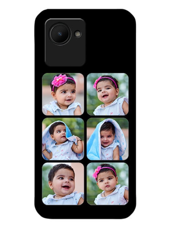 Custom Narzo 50i Prime Photo Printing on Glass Case - Multiple Pictures Design