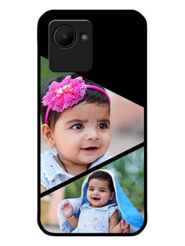 Custom Narzo 50i Prime Custom Glass Phone Case - Semi Cut Design
