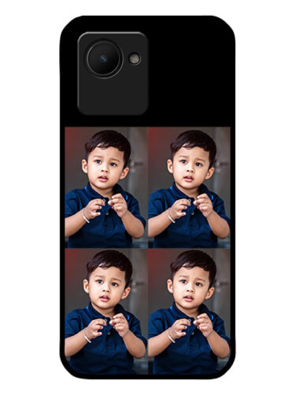 Custom Narzo 50i Prime 4 Image Holder on Glass Mobile Cover