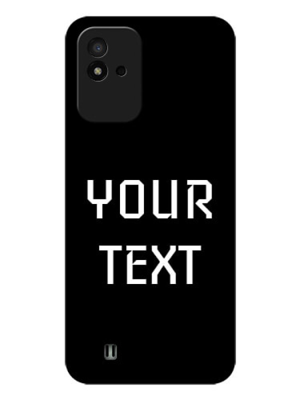 Custom Realme Narzo 50i Your Name on Glass Phone Case