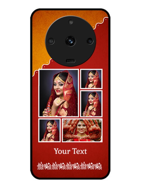 Custom Realme Narzo 60 5G Personalized Glass Phone Case - Wedding Pic Upload Design