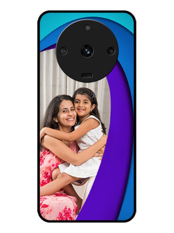 Custom Realme Narzo 60 5G Photo Printing on Glass Case - Simple Pattern Design