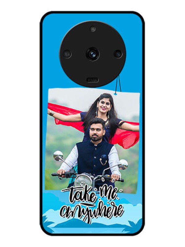 Custom Realme Narzo 60 5G Custom Glass Mobile Case - Traveller Design