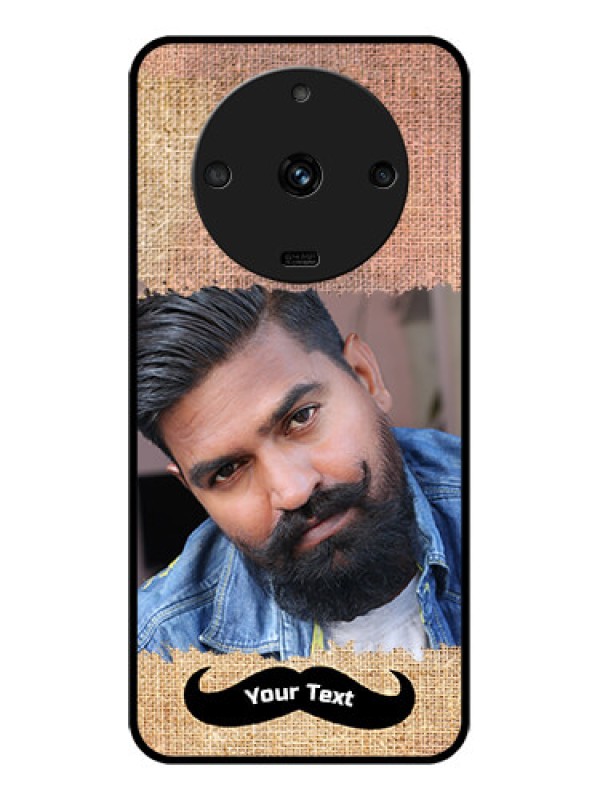 Custom Realme Narzo 60 5G Personalized Glass Phone Case - with Texture Design