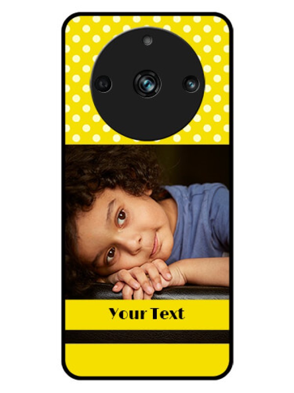 Custom Realme Narzo 60 Pro 5G Custom Glass Phone Case - Bright Yellow Case Design