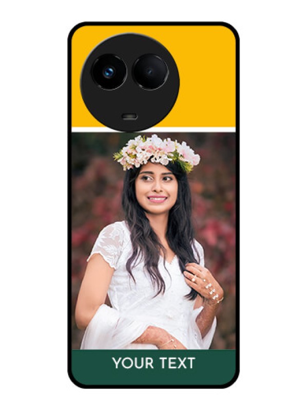 Custom Realme Narzo 60x 5G Photo Printing on Glass Case - Love You Design