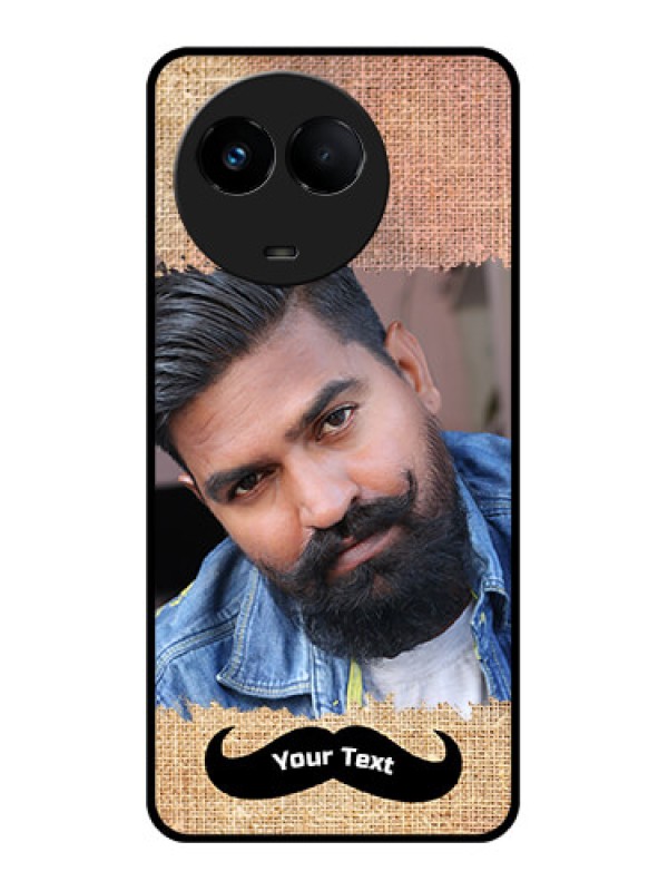 Custom Realme Narzo 60x 5G Personalized Glass Phone Case - with Texture Design