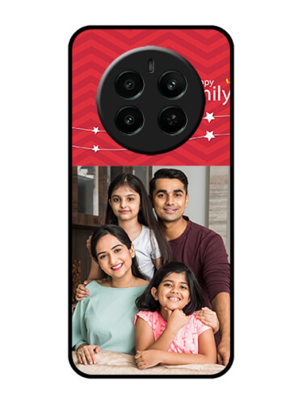 Custom Realme Narzo 70 5G Custom Glass Phone Case - Happy Family Design