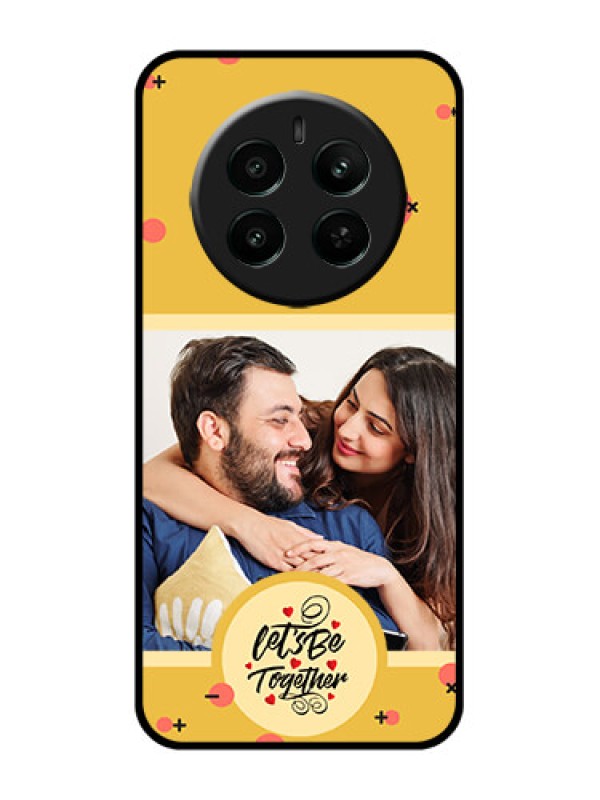 Custom Realme Narzo 70 5G Custom Glass Phone Case - Lets Be Together Design