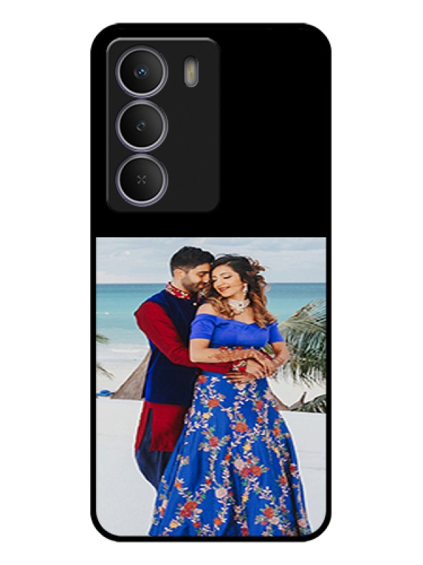 Custom Realme Narzo 80 Lite Custom Glass Phone Case - Upload Full Picture With Custom Color Design