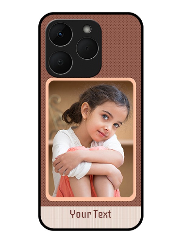 Custom Realme Narzo 90 5G Custom Glass Phone Case - Simple Pic Upload Design