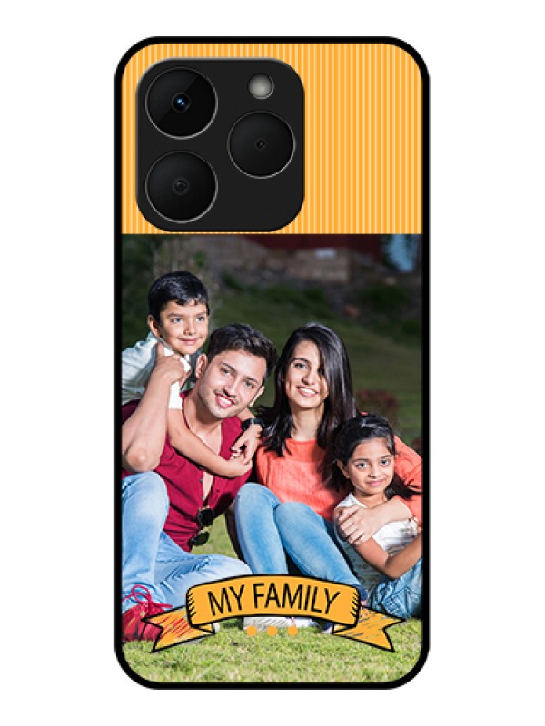 Custom Realme Narzo 90 5G Custom Glass Phone Case - My Family Design