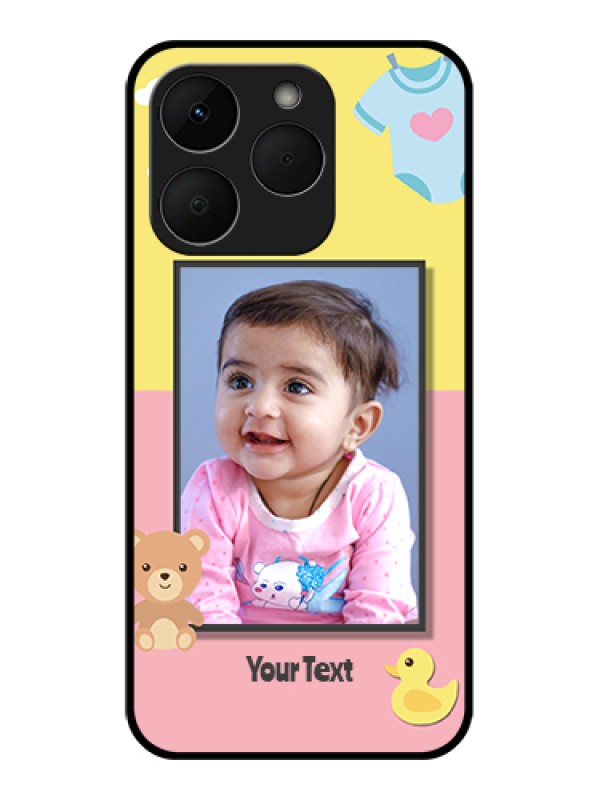 Custom Realme Narzo 90 5G Custom Glass Phone Case - Kids 2 Color Design