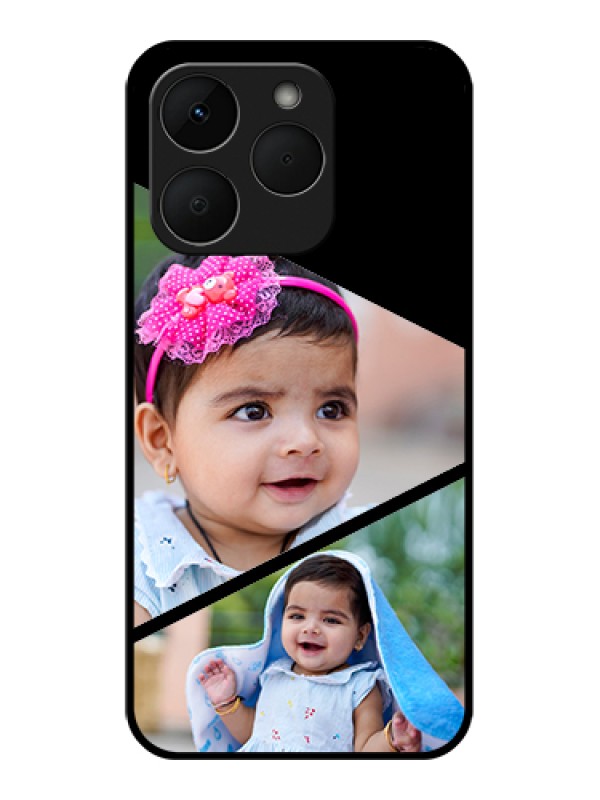 Custom Realme Narzo 90 5G Custom Glass Phone Case - Semi Cut Design