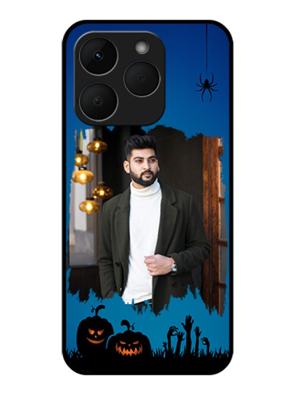Custom Realme Narzo 90 5G Custom Glass Phone Case - With Pro Halloween Design