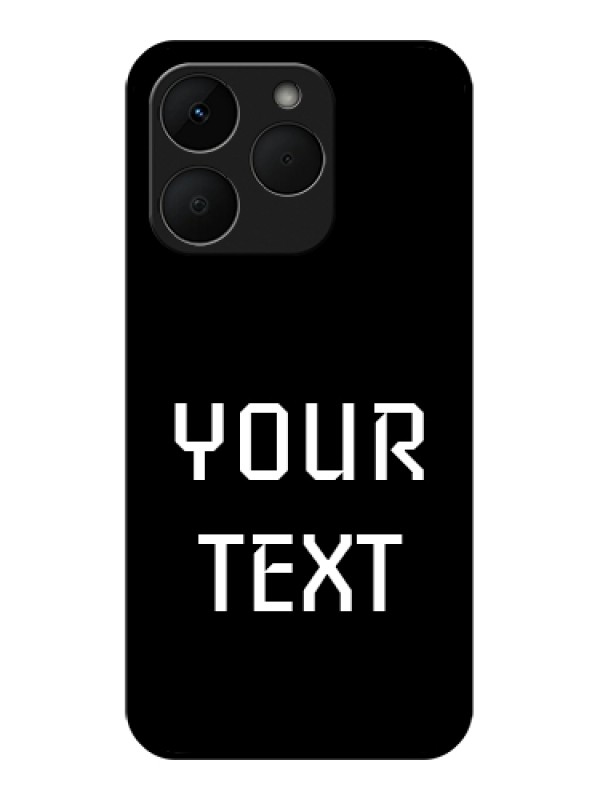 Custom Realme Narzo 90 5G Custom Glass Phone Case - Your Name Design