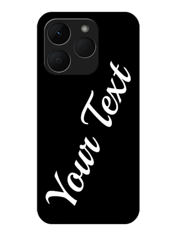 Custom Realme Narzo 90 5G Custom Glass Phone Case - With Your Name Design