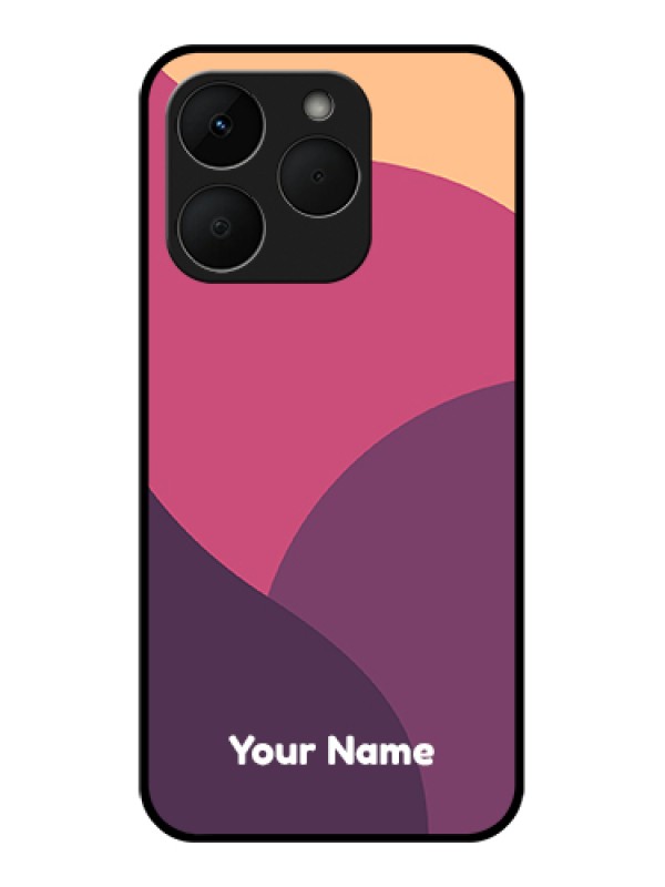 Custom Realme Narzo 90 5G Custom Glass Phone Case - Mixed Multi - Colour Abstract Art Design