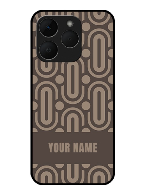 Custom Realme Narzo 90 5G Custom Glass Phone Case - Captivating Zero Pattern Design