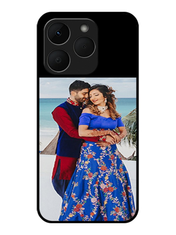 Custom Realme Narzo 90 5G Custom Glass Phone Case - Upload Full Picture With Custom Color Design
