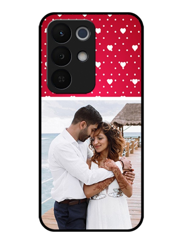 Custom Realme Narzo 90X 5G Custom Glass Phone Case - Hearts Mobile Case Design