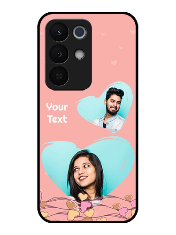 Custom Realme Narzo 90X 5G Custom Glass Phone Case - Love Doodle Design