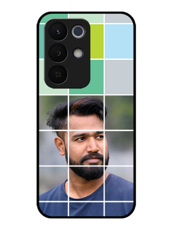 Custom Realme Narzo 90X 5G Custom Glass Phone Case - With White Box Pattern