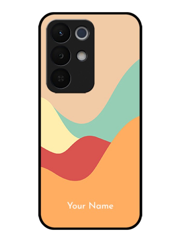 Custom Realme Narzo 90X 5G Custom Glass Phone Case - Ocean Waves Multi - Colour Design