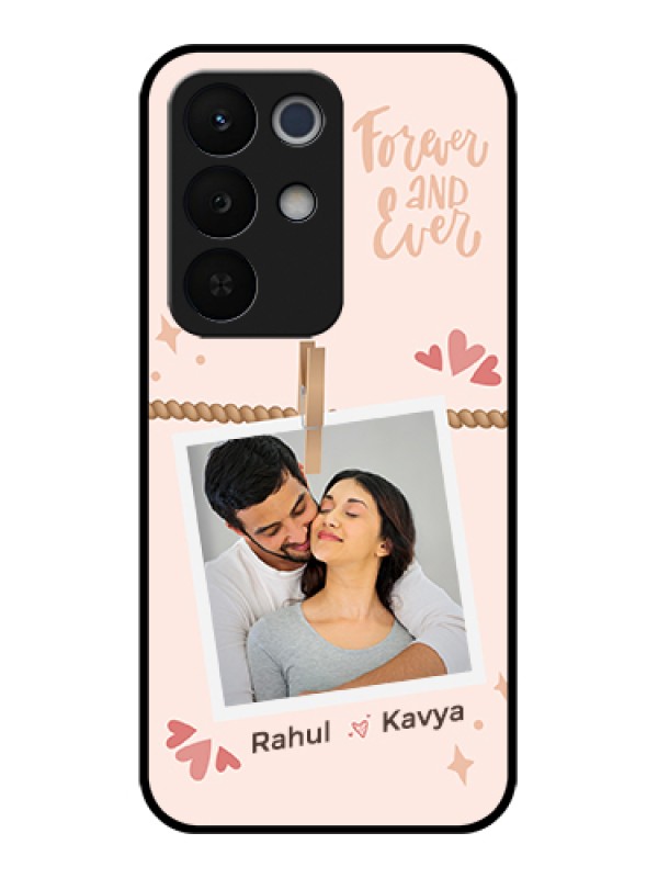 Custom Realme Narzo 90X 5G Custom Glass Phone Case - Forever And Ever Love Design
