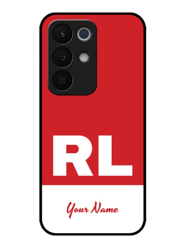 Custom Realme Narzo 90X 5G Custom Glass Phone Case - Dual Tone Custom Text Design