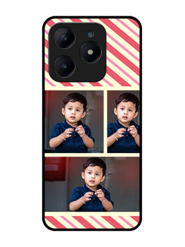 Custom Realme Narzo N63 Custom Glass Phone CasePicture Upload Mobile Case Design