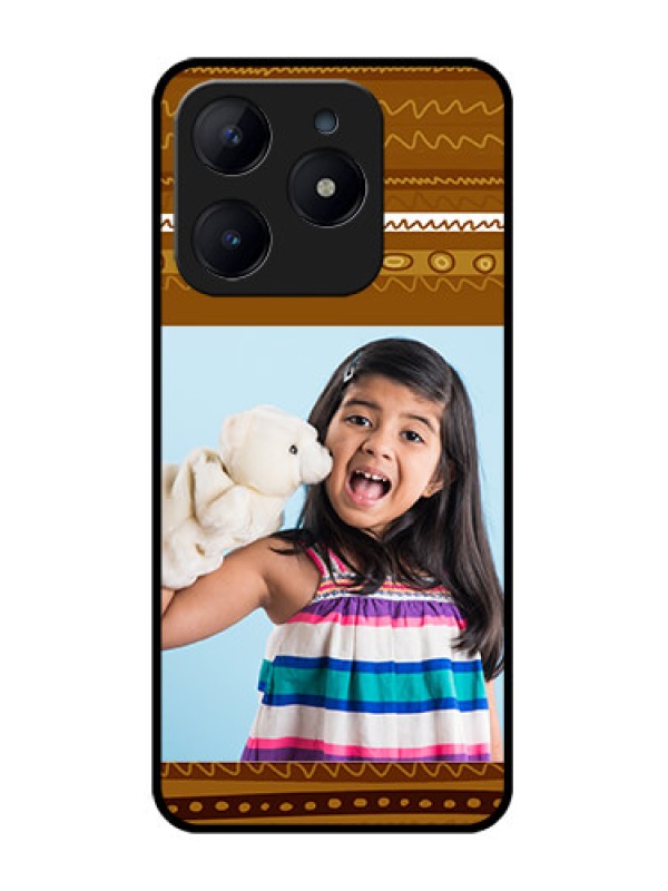 Custom Realme Narzo N63 Custom Glass Phone CaseFriends Picture Upload Design