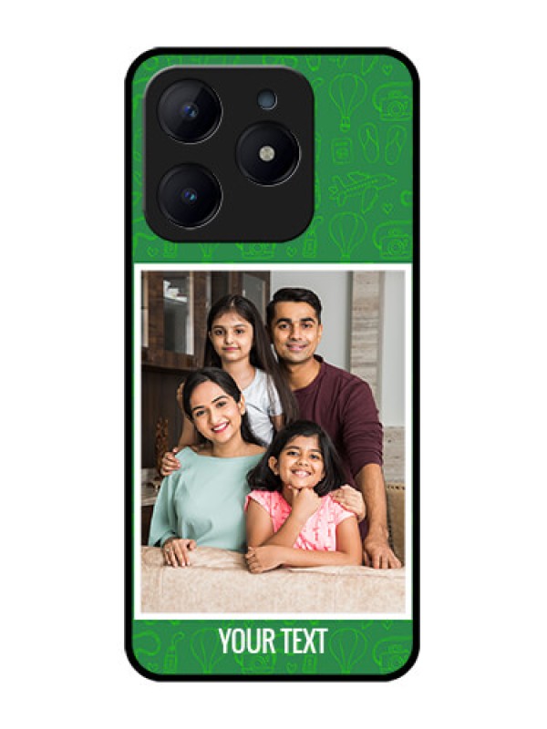 Custom Realme Narzo N63 Custom Glass Phone CasePicture Upload Design