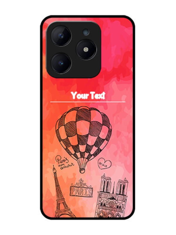 Custom Realme Narzo N63 Custom Glass Phone CaseParis Theme Design