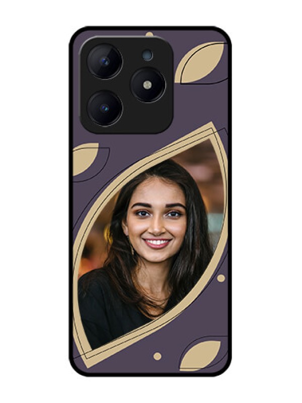 Custom Realme Narzo N63 Custom Glass Phone CaseFalling Leaf Design