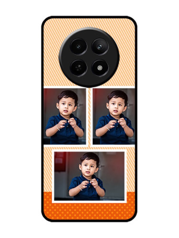 Custom Realme Narzo N65 5G Custom Glass Phone Case - Bulk Photos Upload Design