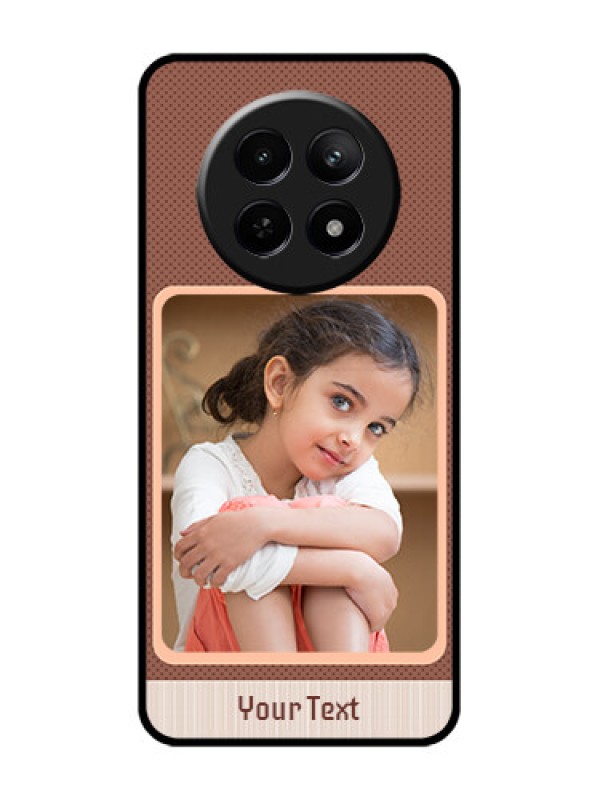 Custom Realme Narzo N65 5G Custom Glass Phone Case - Simple Pic Upload Design