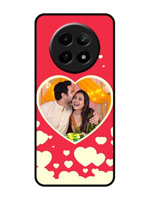 Custom Realme Narzo N65 5G Custom Glass Phone Case - Love Symbols Phone Cover Design
