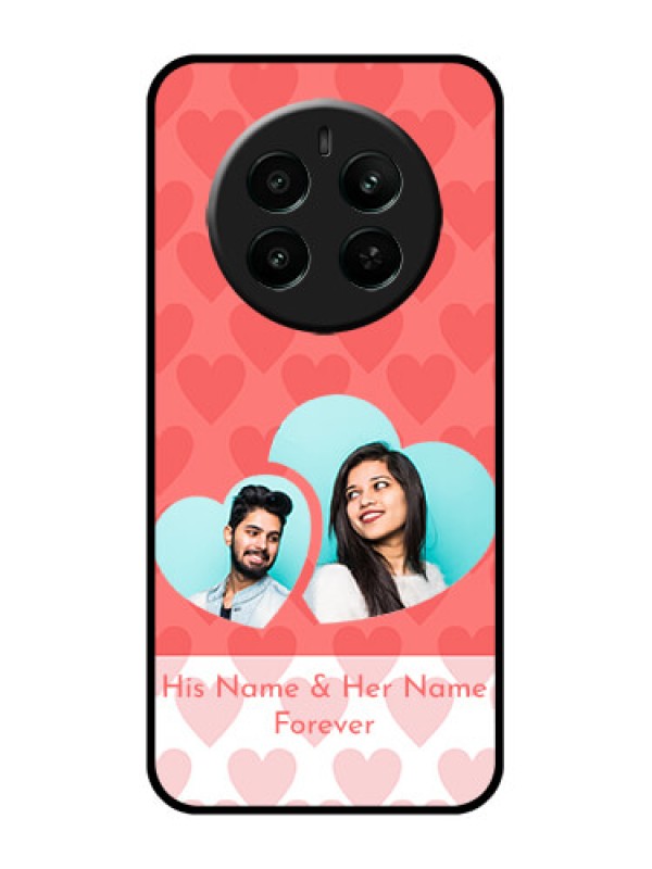 Custom Realme P1 5G Custom Glass Phone Case - Couple Pic Upload Design