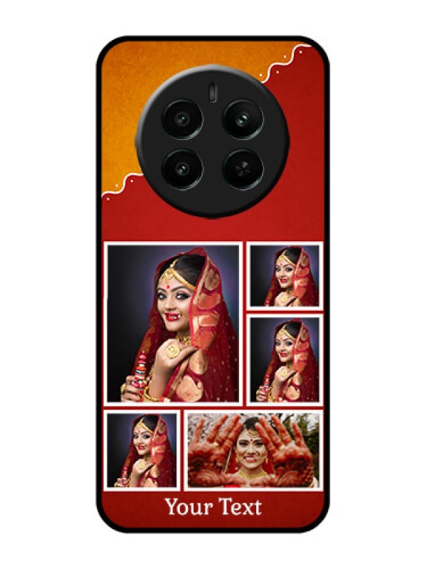 Custom Realme P1 5G Custom Glass Phone Case - Wedding Pic Upload Design
