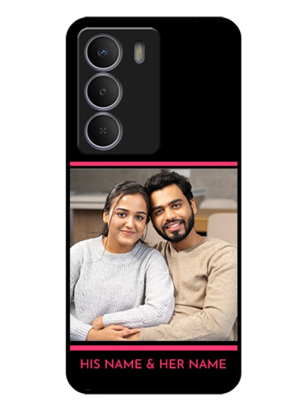 Custom Realme P3 Lite 5G Custom Glass Phone Case - With Add Text Design