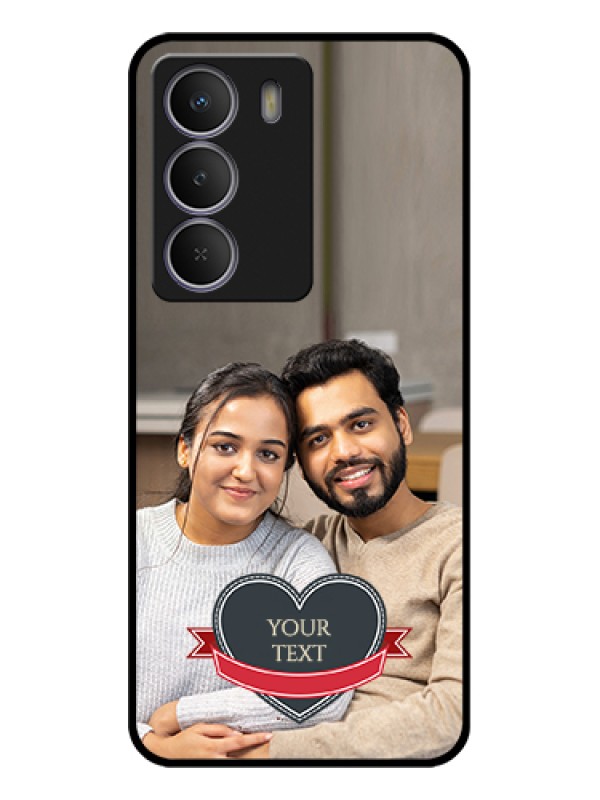 Custom Realme P3 Lite 5G Custom Glass Phone Case - Just Married Couple Design