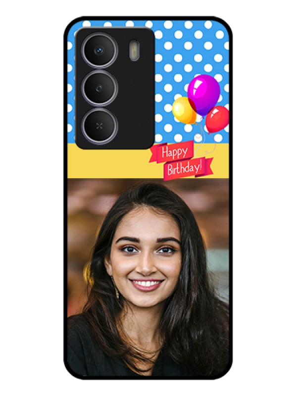 Custom Realme P3 Lite 5G Custom Glass Phone Case - Happy Birthday Design