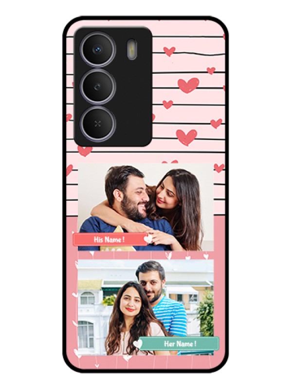 Custom Realme P3 Lite 5G Custom Glass Phone Case - Photo With Heart Design