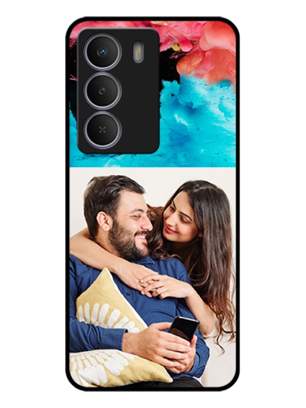 Custom Realme P3 Lite 5G Custom Glass Phone Case - Quote With Acrylic Painting Design